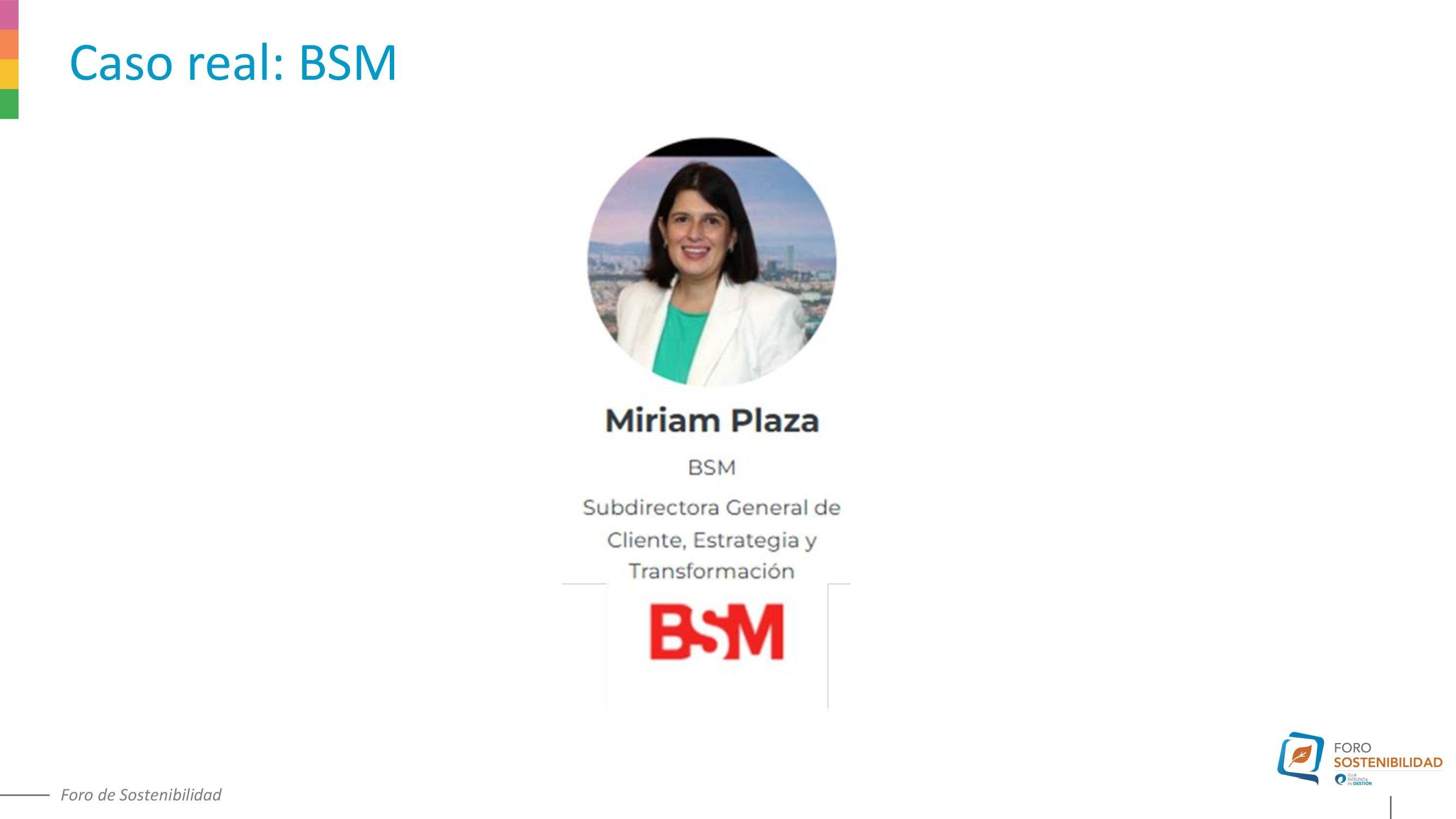 Presentación Miriam Plaza - Foro de Sostenibilidad: Gobernanza ESG y toma de decisiones en entornos complejos