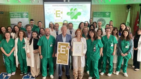 Sello EFQM 500 Hospital Fraternidad-Muprespa Habana 2026