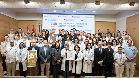 Sello EFQM 600 Hospital Gregorio Marañón