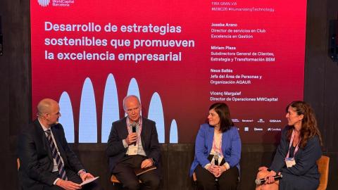 El Club participa en una mesa sobre excelencia y sostenibilidad en el Mobile World Congress